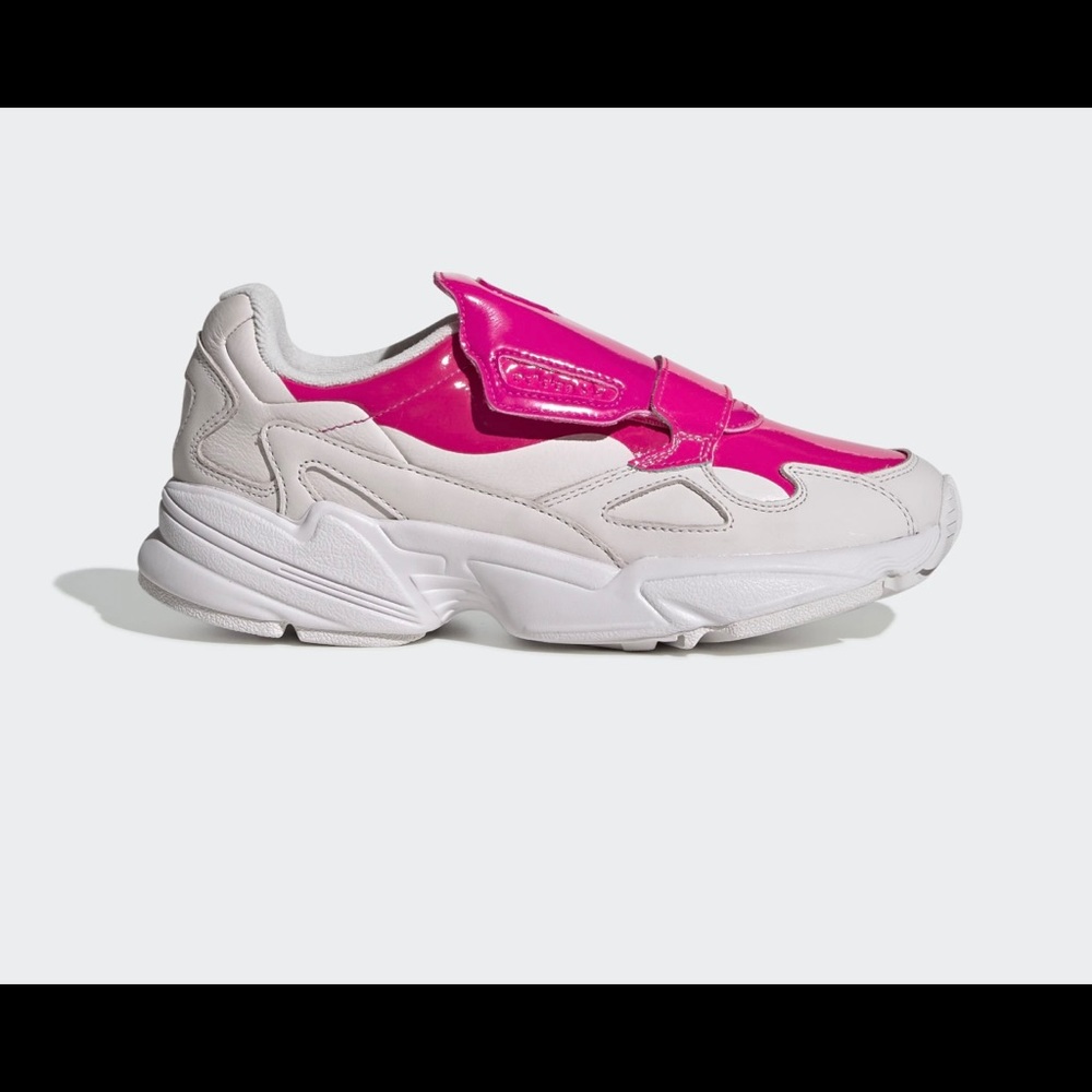 Adidas Women’s Falcon RX Shock Pink White Sneakers Size 7 NWT